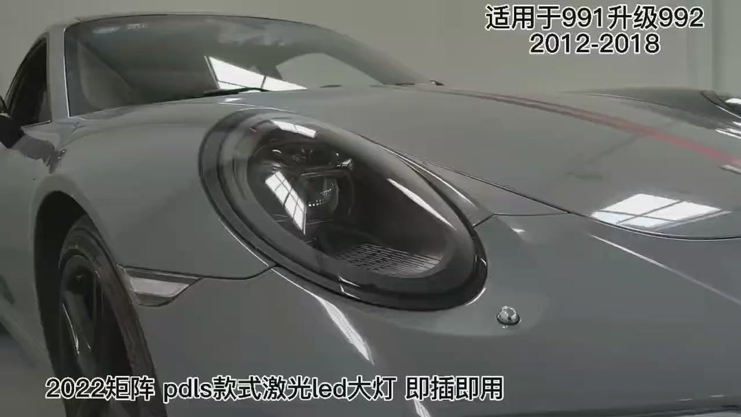 Car Craft Compatible With Porsche 991 2012-2018 Car Front Upgraded To 992 2023 Head Light Lamp Xenon Headlight Retrofit Upgrade Modified Led Drl Hid CC-7949