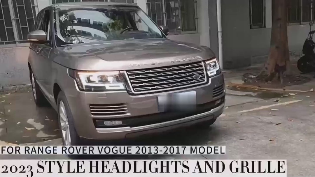 Car Craft Compatible With Land Range Rover Vogue L405 2013-2017 Car Front Upgraded Head Light Lamp Xenon Headlight Retrofit Upgrade Modified Led Drl Hid 2024 Matrix Style