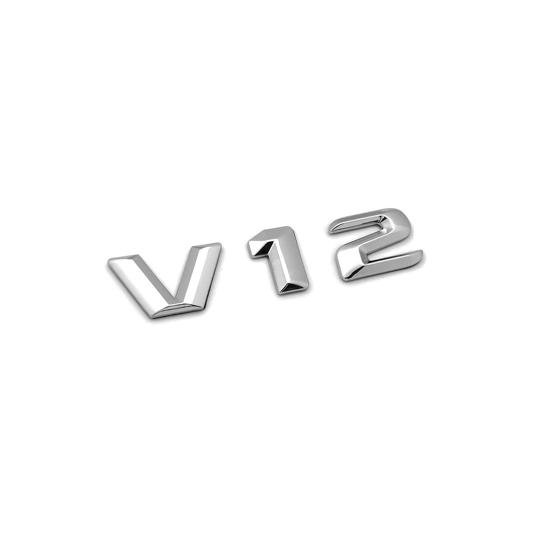 Car Craft Compatible With Mercedes A B C E S Class Ml Gl Gle Gls Cla Gla Glc Slk Letter Logo Badge Emblem Sticker V12