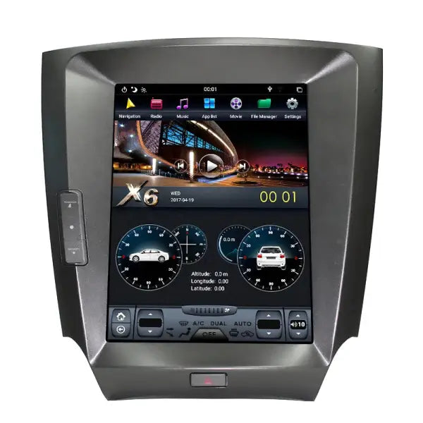 PX6 Android Tesla Style Vertical Screen Android Car Audio Radio Video Dvd Player for Lexus IS200 IS250 IS300 2006-2011