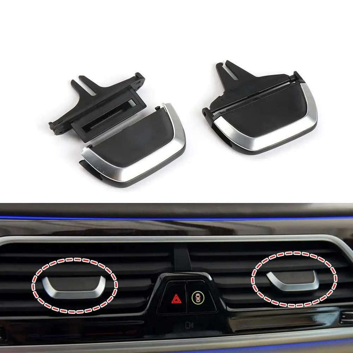 Car Craft Compatible With Bmw 7 Series G11 G12 2016-2021 Ac Air Vent Grill Slider Trim Middle Centre 64227946263 64227946264 - CAR CRAFT INDIA
