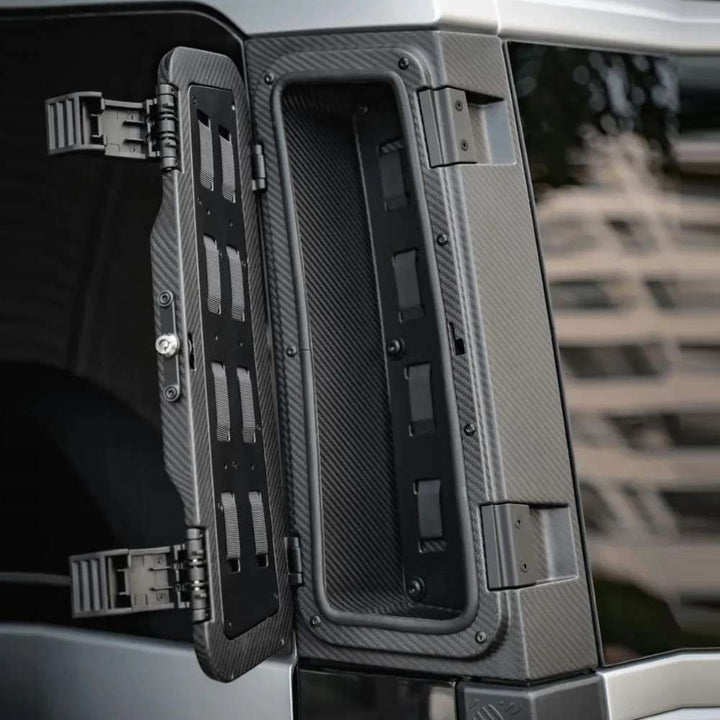Car Craft Compatible With Range Land Rover Defender 2020-2025 Plumb M-one Side Mounted Tool Equipment Box Carrier Plumb-007 - CAR CRAFT INDIA