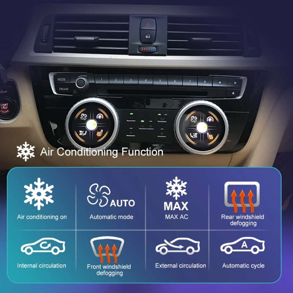 Car Craft Compatible With Bmw 3 Series F30 F34 2012-2018 4 Series F32 2012-2018 Lcd Display Air Conditioning Board Android Ac Panel Digital Touch Screen Climate Knobs Control 8.8 Inch CC-8488 - CAR CRAFT INDIA