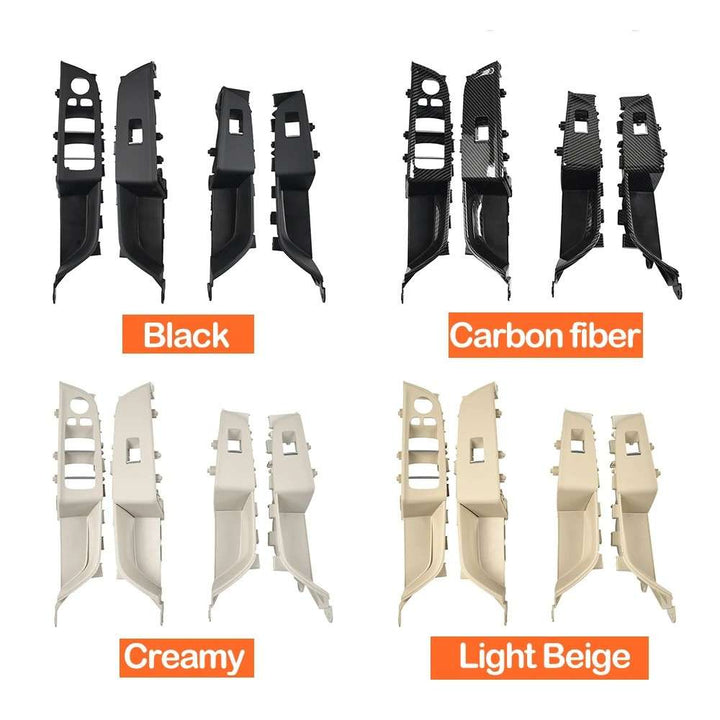 Car Craft Compatible With Bmw 6 Series Gt G32 2017-2022 Interior Door Pull Handle Armrest Panel Window Switch Cover 51417466317-1 51417466310-1 51427466779-1 51427466780-1 Carbon Fiber Model B High - CAR CRAFT INDIA