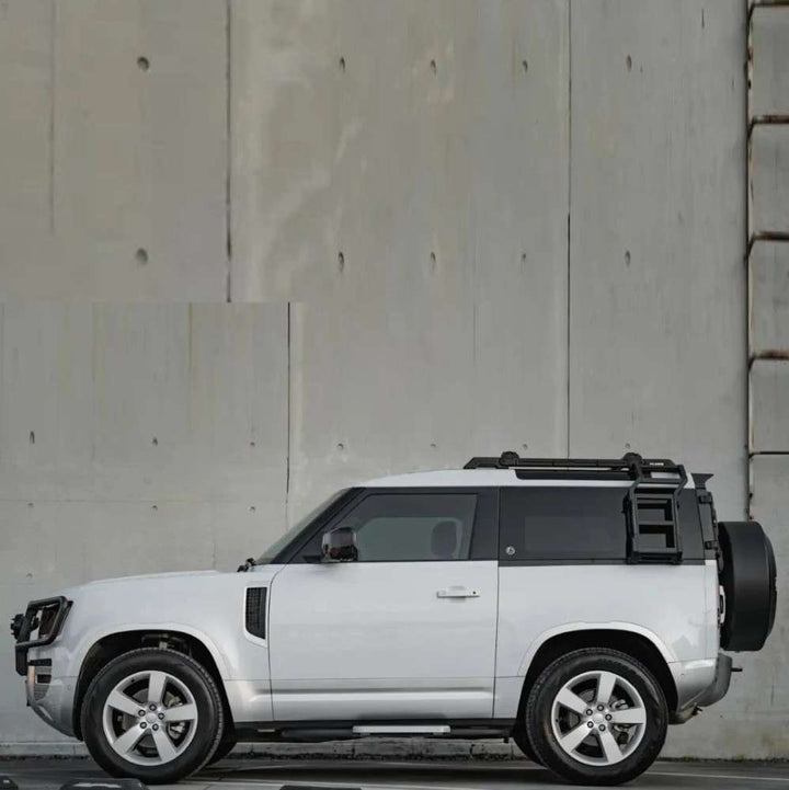 Car Craft Compatible With Range Land Rover Defender 2020-2025 90 Plumb M-one Adjustable Slimline Roof Rail Rack Plumb-015 - CAR CRAFT INDIA