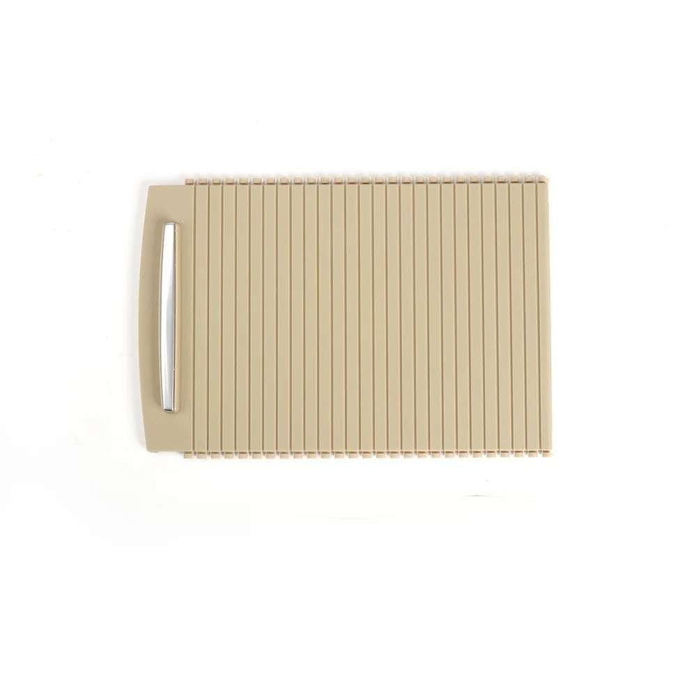 Car Craft Compatible With Bmw 3 Series E92 E93 M3 Car Console Storage Cup Drink Holder Tray Cover Rear Sliding Shutters Roller Blind Cover 51166963915-1 Beige - CAR CRAFT INDIA