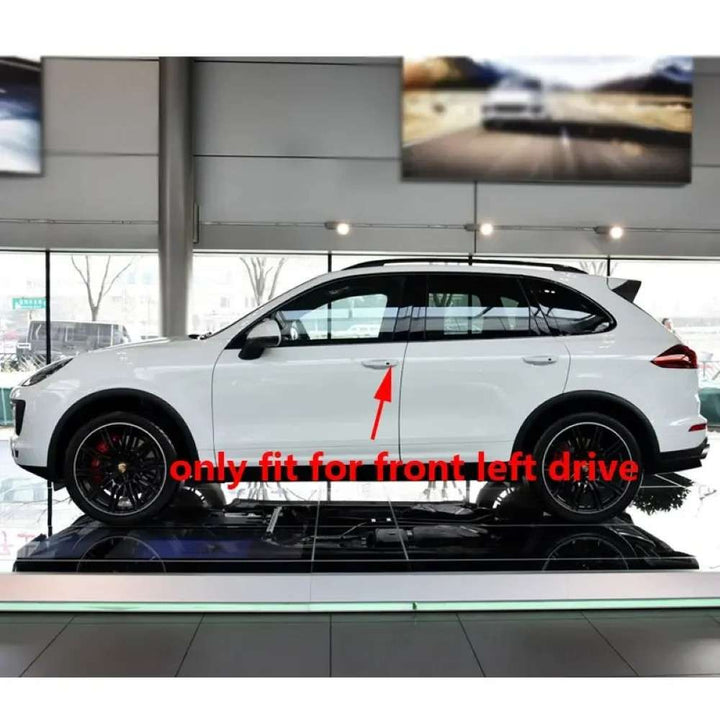 Car Craft Compatible With Porsche Cayenne 2011-2018 Exterior Door Handle Lock Cover Full Cap Left 95853106700 - CAR CRAFT INDIA