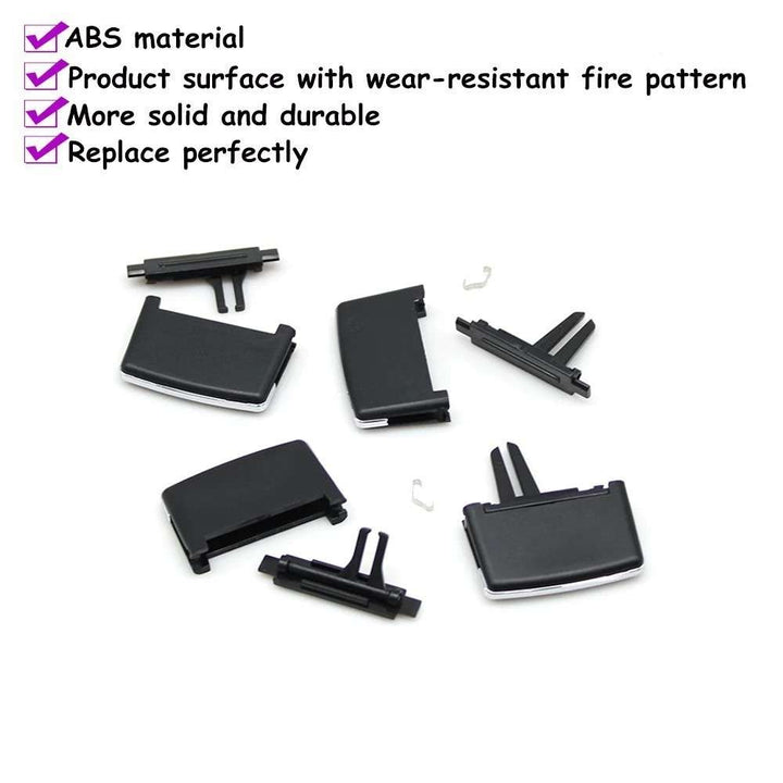 Car Craft Compatible With Mercedes E Class Cabriolet Coupe W207 2009-2012 Car Air Conditioner Left Right Central Ac Vent Grille Slider Tab Clip Outlet Repair Kit 2078300054-c M Middle Centre - CAR CRAFT INDIA