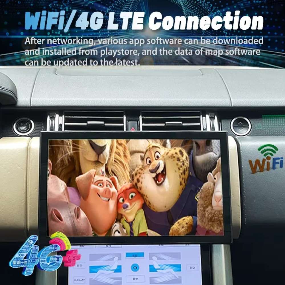 Car Craft Compatible With Range Land Rover Evoque L538 2012-2016 Android Multimedia Infotainment Touchscreen Dvd Player Wireless Carplay Android Auto 4gb +64gb 13.3 Inch