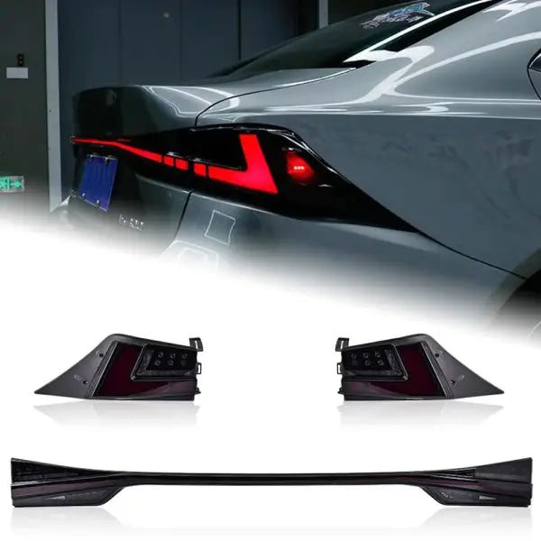 Car Rear Lamp for Lexus IS250 LED Tail Light 2013-2021 IS300 Taillights IS350 DRL Signal Brake Reverse Automotiv