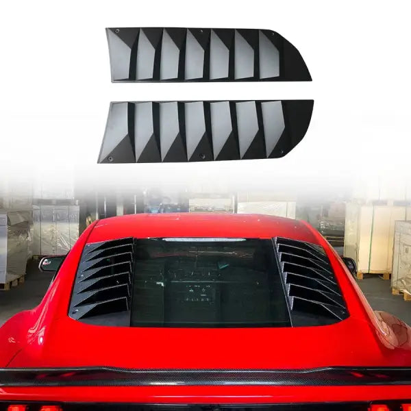 Rear Window Louvers Sunshade Plate for Ford Mustang 2015-2023 Roadblock Sports Style PP Material Auto External Parts Body Kit