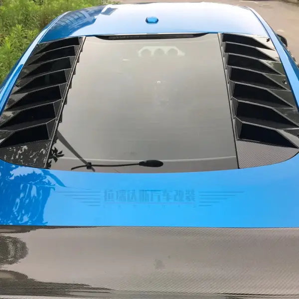 Rear Window Louvers Sunshade Plate for Ford Mustang 2015-2023 Roadblock Sports Style PP Material Auto External Parts Body Kit