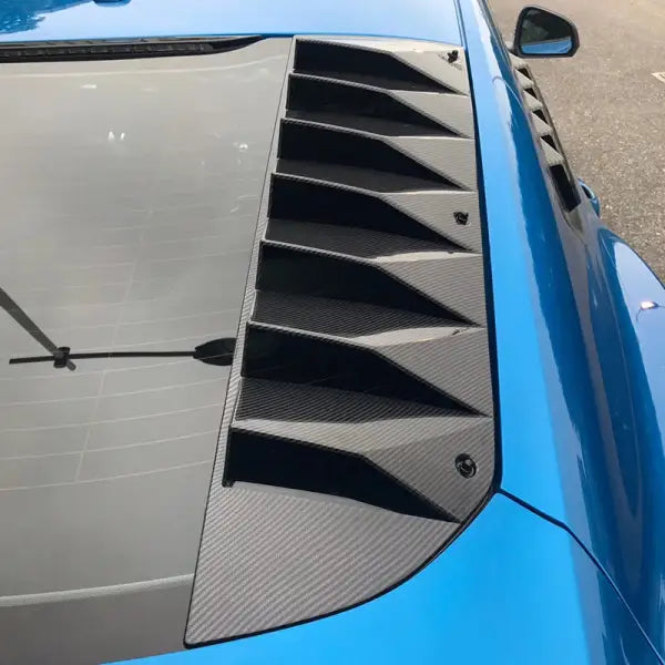 Rear Window Louvers Sunshade Plate for Ford Mustang 2015-2023 Roadblock Sports Style PP Material Auto External Parts Body Kit