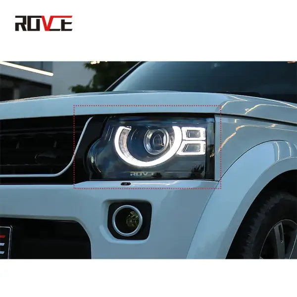 ROVCE LED Headlight Assembly Upgrade Defender Design Dynamic Lamp /3 2010-2016 DRL Turn Signal Lights