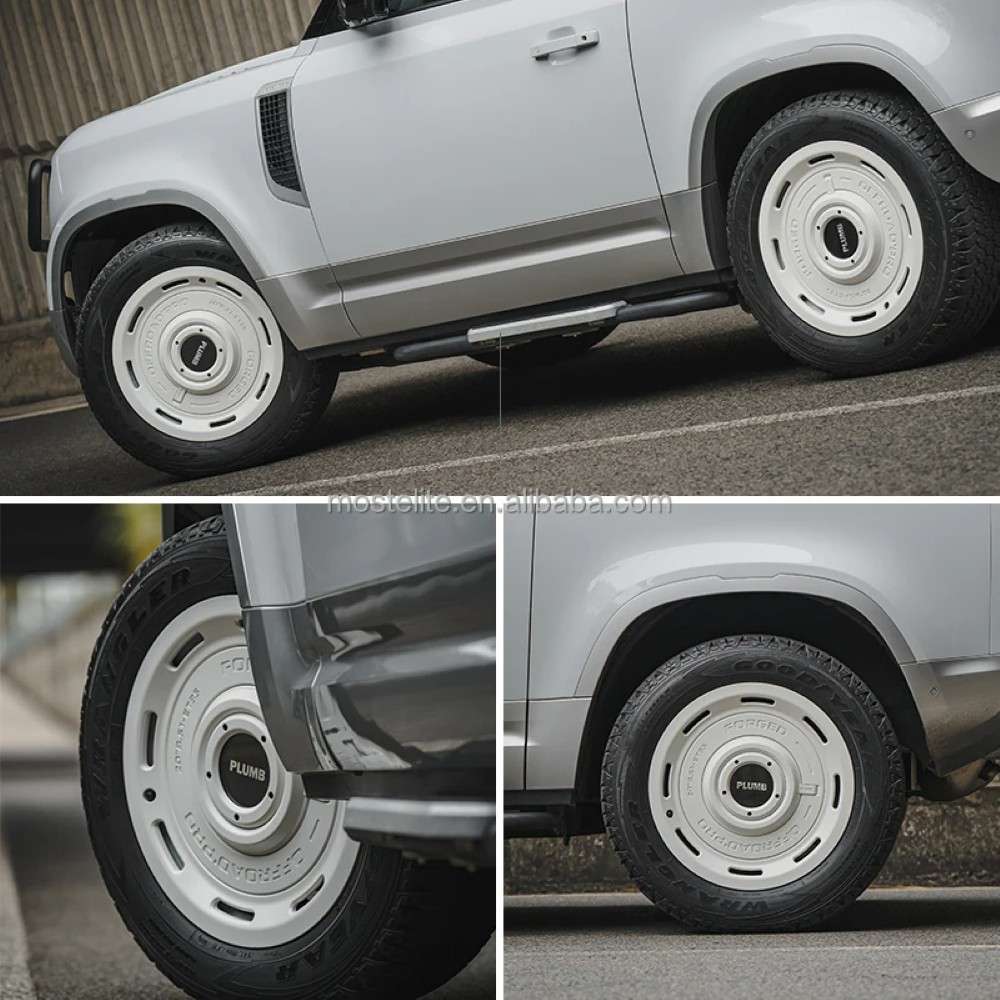 Car Craft Compatible With Range Land Rover Defender 2020-2025 Plumb M-one Alloy Wheel Macwheel Rim White 22 Inch Plumb-019 - CAR CRAFT INDIA