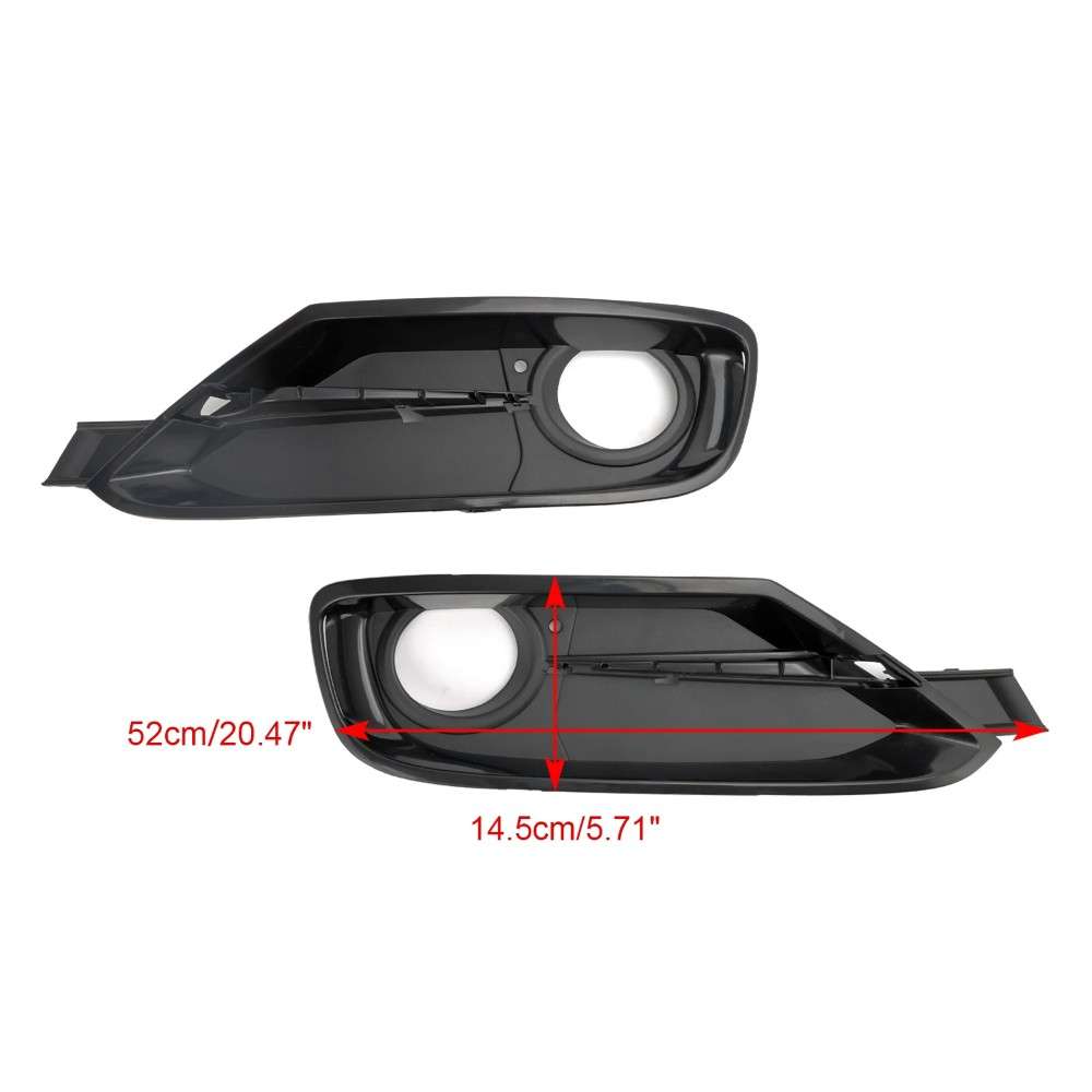 Car Craft Compatible With Bmw 3 Series F30 2012-2015 Front Bumper Fog Lamp Light Protection Grille Cover 51117300739 Left CC-7983 - CAR CRAFT INDIA