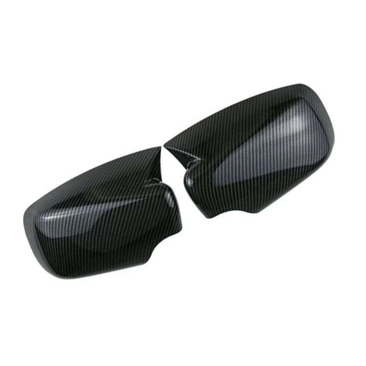 Car Craft Compatible With Bmw 3 Series E46 2002-2006 Side Rear View Case Wing Cap Shell Housing Mirror Covers 3m Tape Pasting Style Ar-mr-019 Glossy Black CC-8071 - CAR CRAFT INDIA