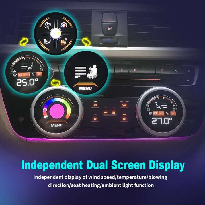 Car Craft Compatible With Bmw 3 Series F30 F34 2012-2018 4 Series F32 2012-2018 Lcd Display Air Conditioning Board Android Ac Panel Digital Touch Screen Climate Knobs Control 8.8 Inch CC-8488 - CAR CRAFT INDIA