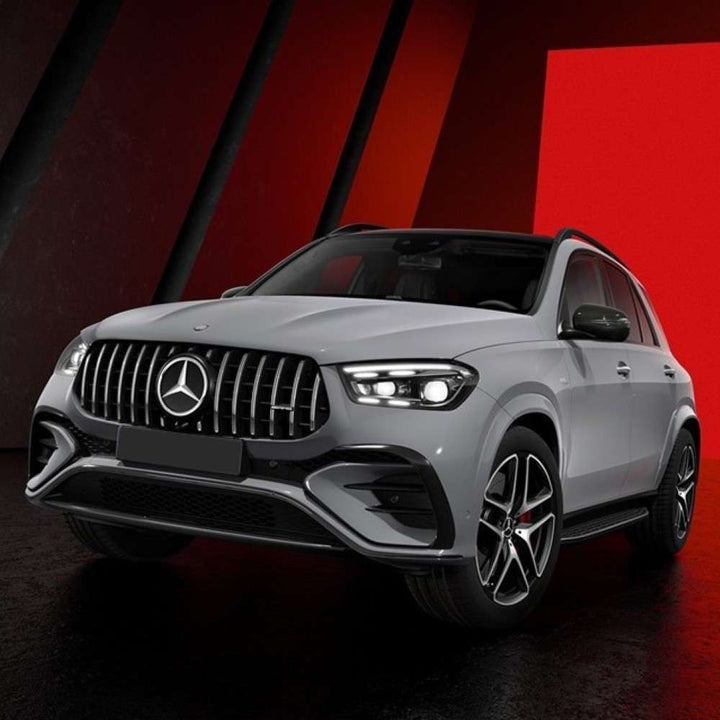 Car Craft Compatible With Mercedes Benz Gle W167 2020-2023 Upgrade Facelift Covert To 2023+ Gle53 Lci Amg Bodykit Bumper Grill Diffuser Headlight Taillight Hood Fender After Lip 1:1 - CAR CRAFT INDIA