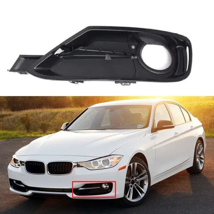 Car Craft Compatible With Bmw 3 Series F30 2012-2015 Front Bumper Fog Lamp Light Protection Grille Cover 51117300739 Left CC-7983 - CAR CRAFT INDIA