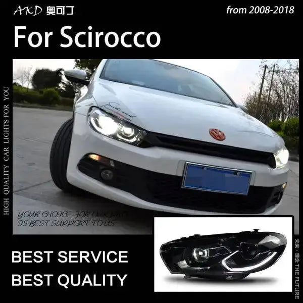 Scirocco LED Headlight 2008-2018 Scirocco Head lamp light