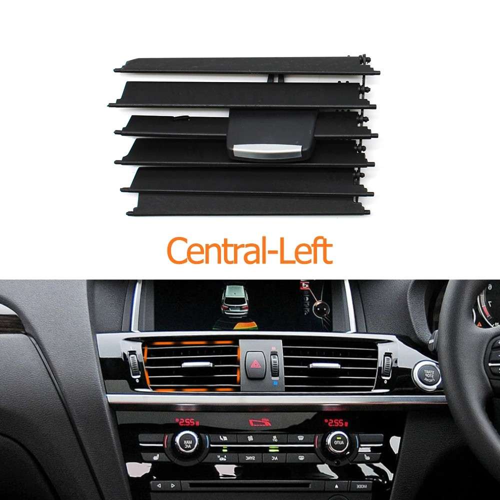 Car Craft Compatible With Bwm X3 X4 F25 F26 2010-2017 Dashboard Ac Conditioner Air Vent Grill Outlet Tab Clip Slider Repair Kit Centre Middle Left 64229184742 64229303405 - CAR CRAFT INDIA