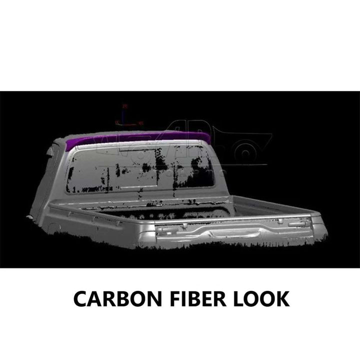 Car Craft Compatible With Toyota Hilux Revo 2020+ Rear Trunk Wing Boot Spoiler Lip Splitter Skirt Ar-toyota-0121 Cf Carbon Fiber Look