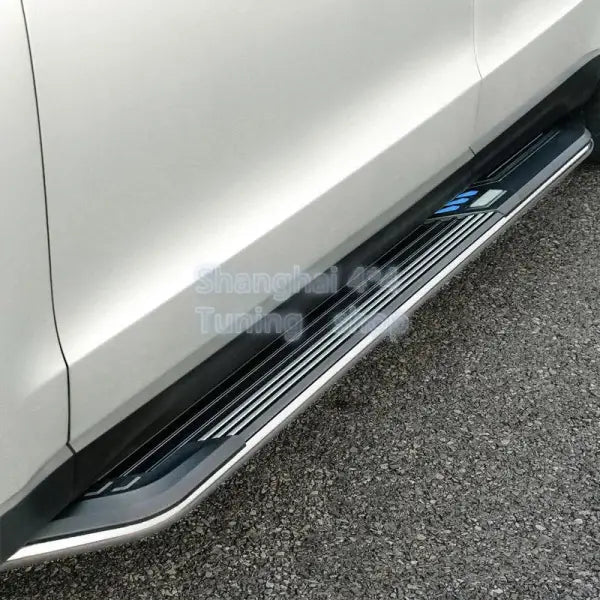 Stainless Steel for Audi Q7 2016-2023 LED Running Board Side Step Nerf Bar Running Board Pedal 7