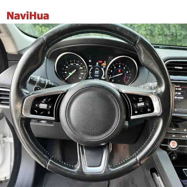 Steering Wheel Control Button Upgrade for Jaguar XE/XEL/XF/XFL/F-PACE Interior Upgrades Car Steering Wheel