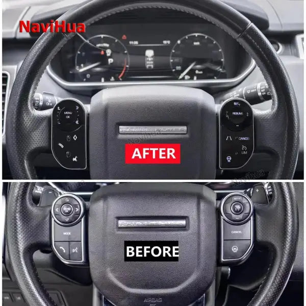 Steering Wheel Window Lifter Switch GPS Navigation Air Conditioning Control Panel Carplay for Land Rover Sport 2013-2017