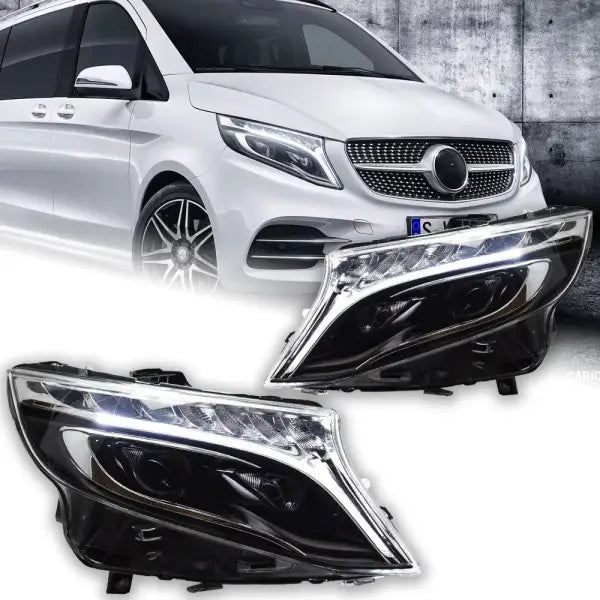 Car Styling Head Lamp for Benz Vito Headlights 2013-2019 W447 LED Headlight LED DRL Projector Lens Dynamic