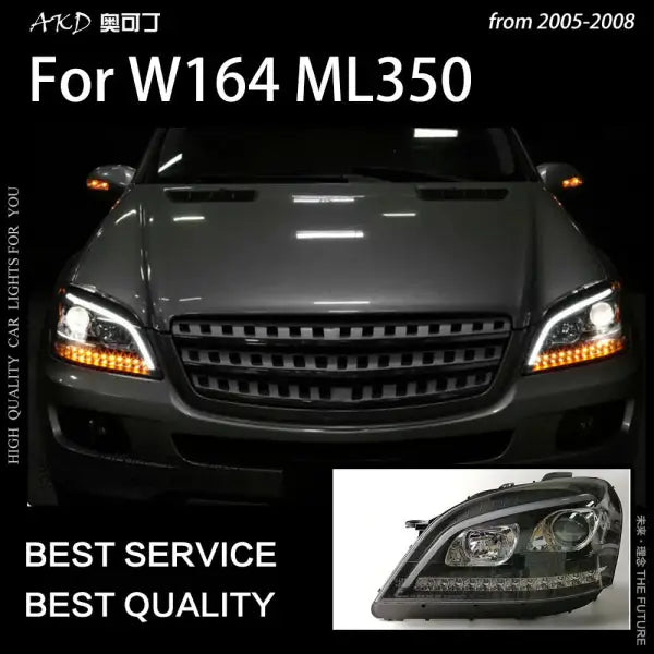 Car Styling Head Lamp for Benz W164 Headlights 2005-2008 ML350 ML400 ML500 LED Headlight DRL Signal