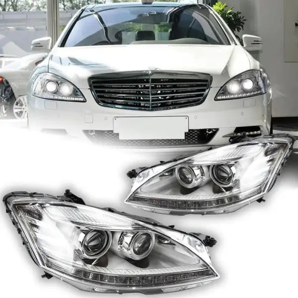 Car Styling Head Lamp for Benz W221 Headlights 2006-2009 S300 S400 Headlight LED DRL Signal Hid Bi Xenon