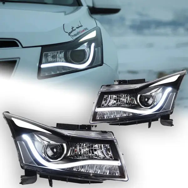 Car Styling Head Lamp for Chevrolet Cruze LED Headlight 2009-2016 Audi-Design LED DRL Hid Bi Xenon