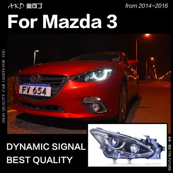 Car Styling for Mazda 3 Axela LED Headlight 2014-2016 New