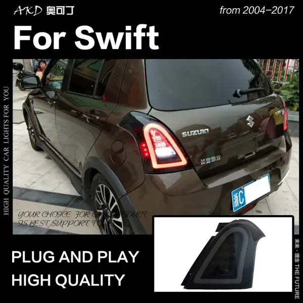 Car Styling for Suzuki Swift Tail Lights 2004-2017 Swift LED