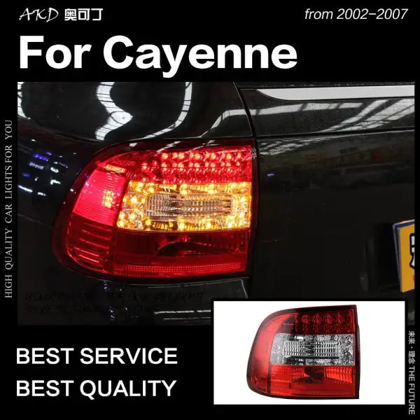 Car Styling Tail Lamp for Porsche Cayenne Tail Lights 2002-2007 Cayenne LED Tail Light DRL Brake Reverse