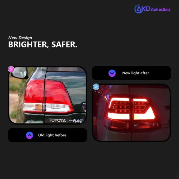 Car Styling for Toyota Land Cruiser Tail Lights 2006-2015