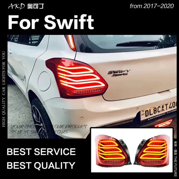 Maruti Suzuki Swift 2018+ Audi Style LED Tail Lights