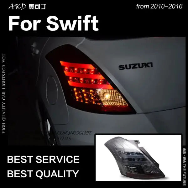 Suzuki Swift Tail Lights 2005-2016 Swift LED Tail Lamp LED DRL Signal Brake Reverse