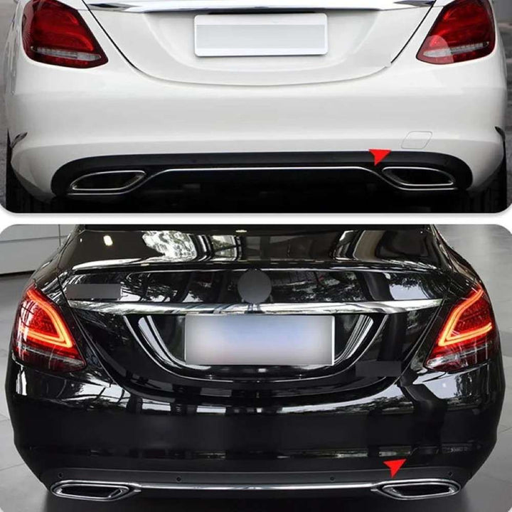 Car Craft Compatible With Mercedes Benz C Class W205 2015-2021 Rear Bumper Tow Hook Towing Tochan Trailer Cover 2058830224 Unpainted CC-8090 - CAR CRAFT INDIA