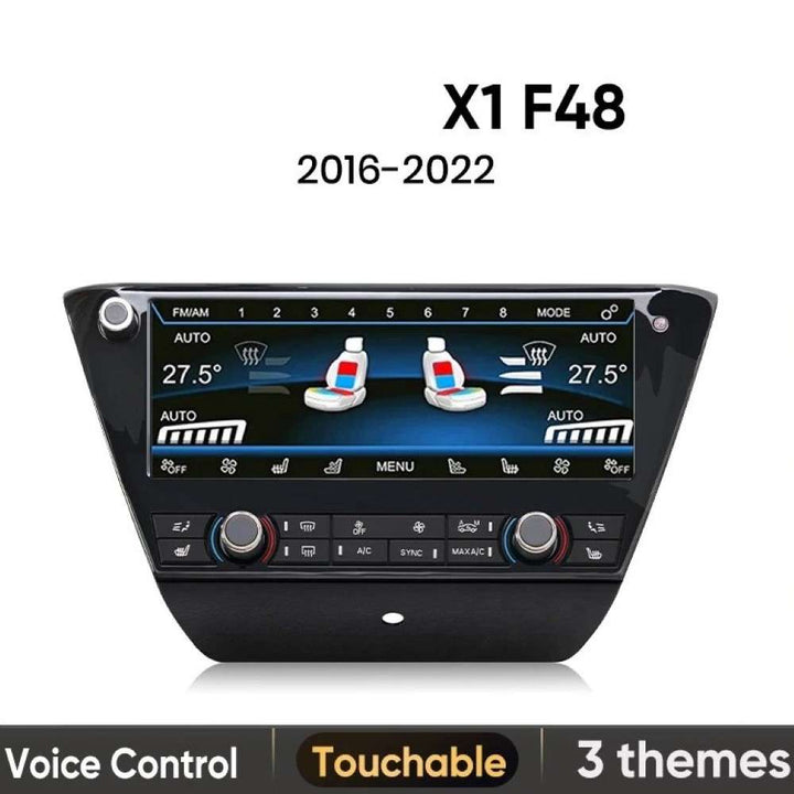 Car Craft Compatible With Bmw X1 F48 2016-2022 Lcd Display Air Conditioning Board Android Ac Panel Digital Touch Screen Climate Knobs Control 8.8 Inch CC-8489 - CAR CRAFT INDIA