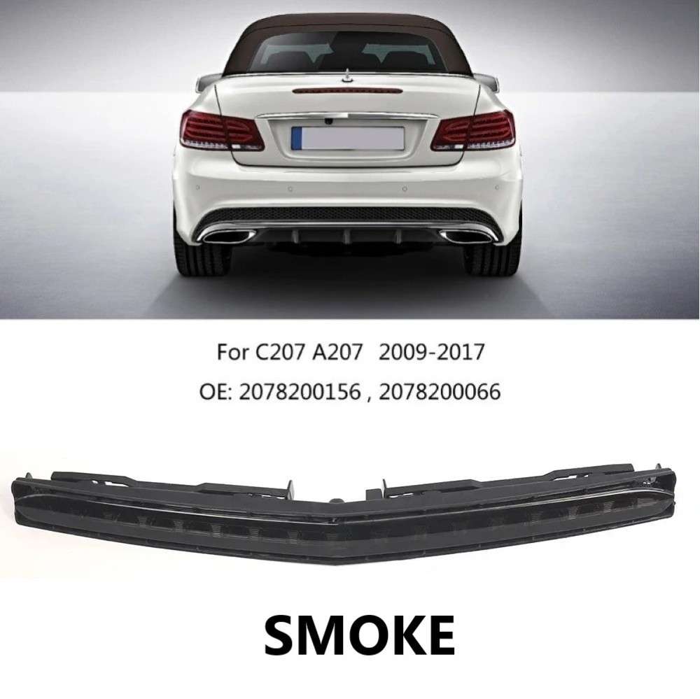 Car Craft Compatible With Mercedes Benz E Class C207 A207 W207 2009-2017 Rear Trunk Brake Stop Light 2078200156 2078200066 Smoke - CAR CRAFT INDIA