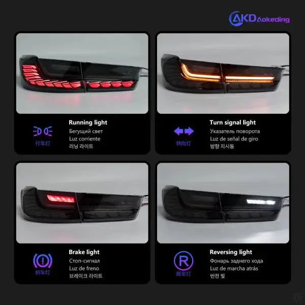 BMW G20 LED Tail Light 2019-2021 G28 Tail Lamp Rear Stop 320I 325I 330I GTS DRL Dynamic Signal