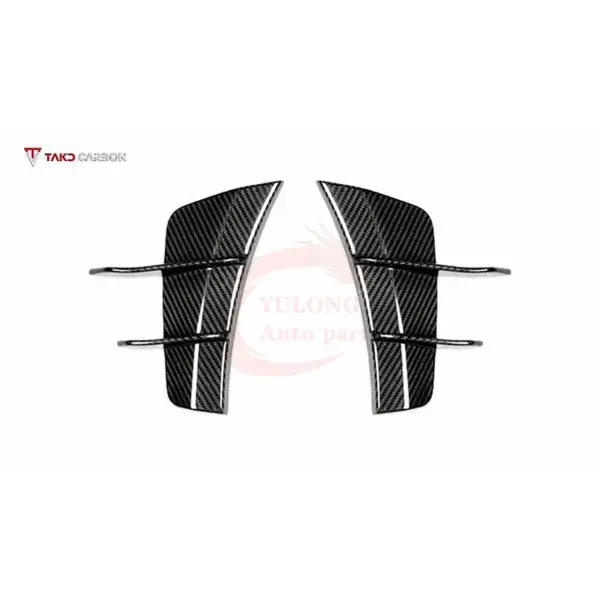 Takd Ste Dry Carbon Fiber Front Lip Side Skirt Rear Diffuser Rear Spoiler Mirror for Mercedes W205 C43 AMG Four-Door Body Kit