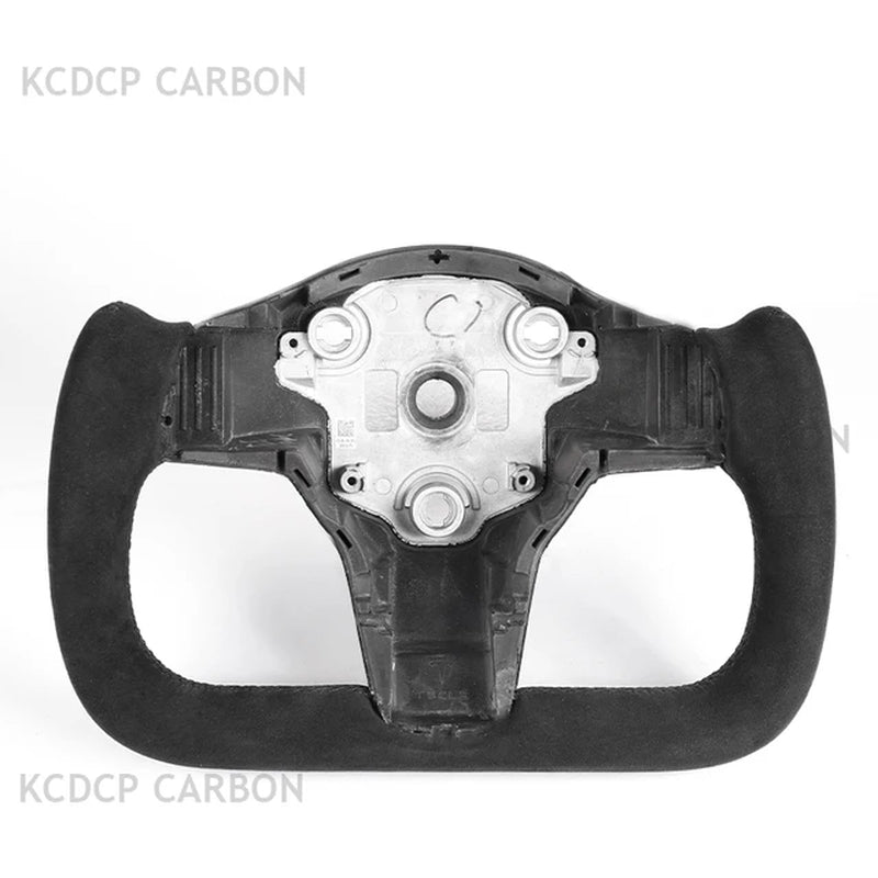 For Tesla YOKE Steering Wheel Model 3 Model Y S X Carbon Fiber Steering Wheel