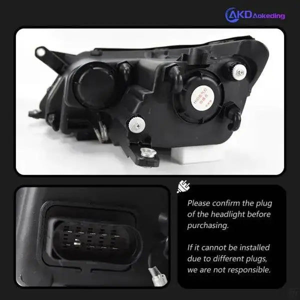 Tiguan Headlights 2007-2012 Tiguan LED Headlight LED DRL