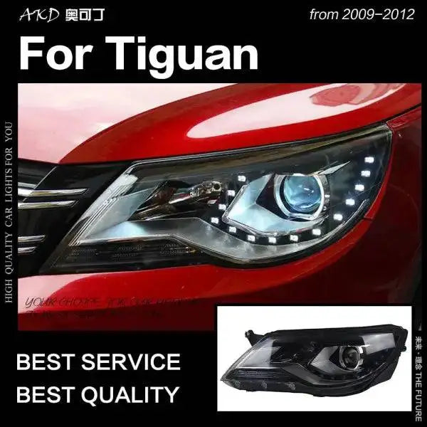 Tiguan Headlights 2007-2012 Tiguan LED Headlight LED DRL