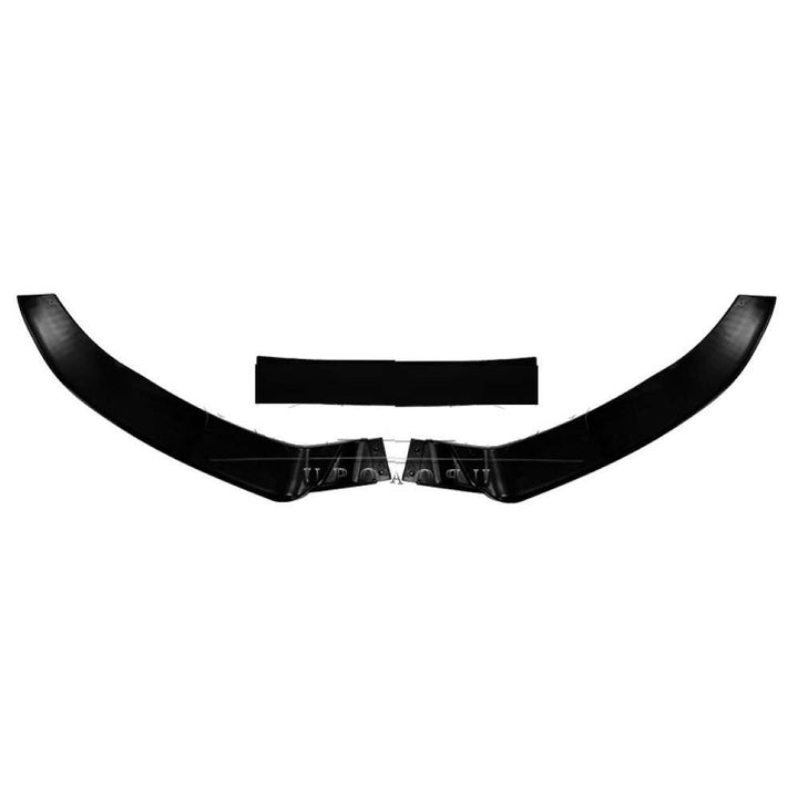 Car Craft Compatible With Audi A3 B8 2009-2012 Front Bumper Lip Splitter Skirts 3 Part Ar-audi-088 Gb Glossy Black - CAR CRAFT INDIA