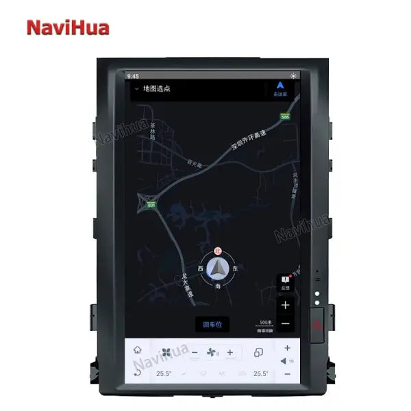 Top Configuration Android 11 Vertical Touch Screen 16 Inch Car DVD Player for Tesla Style Toyota Land Cruiser LC 200
